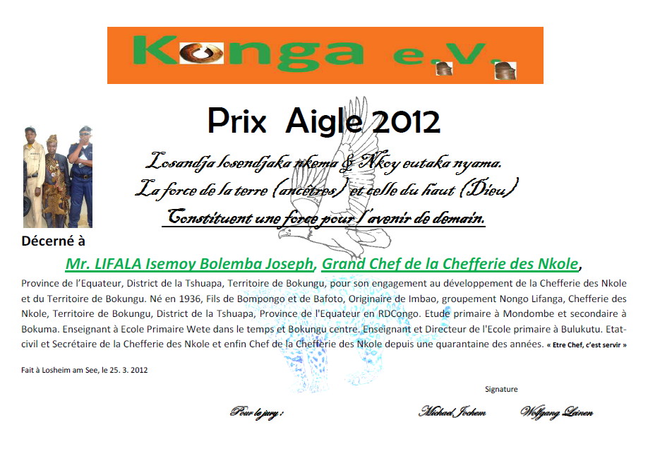 Prix Aigle 2012
